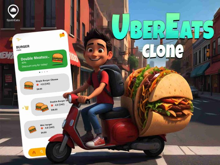 Start Your Food Delivery Venture with SpotnEats’ Cutting-Edge UberEats Clone App